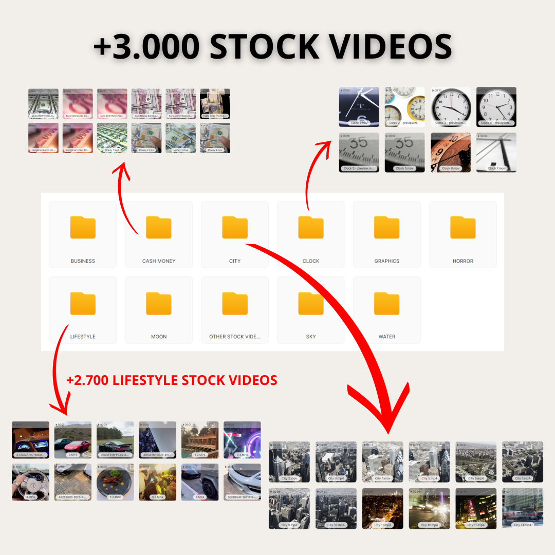 +50.000 Video Assets (+770 GB) | + OTHER PACKS