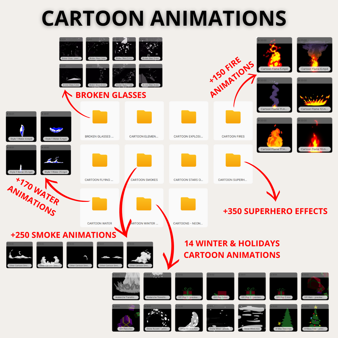 Pro Cartoons Pack | +38 GB