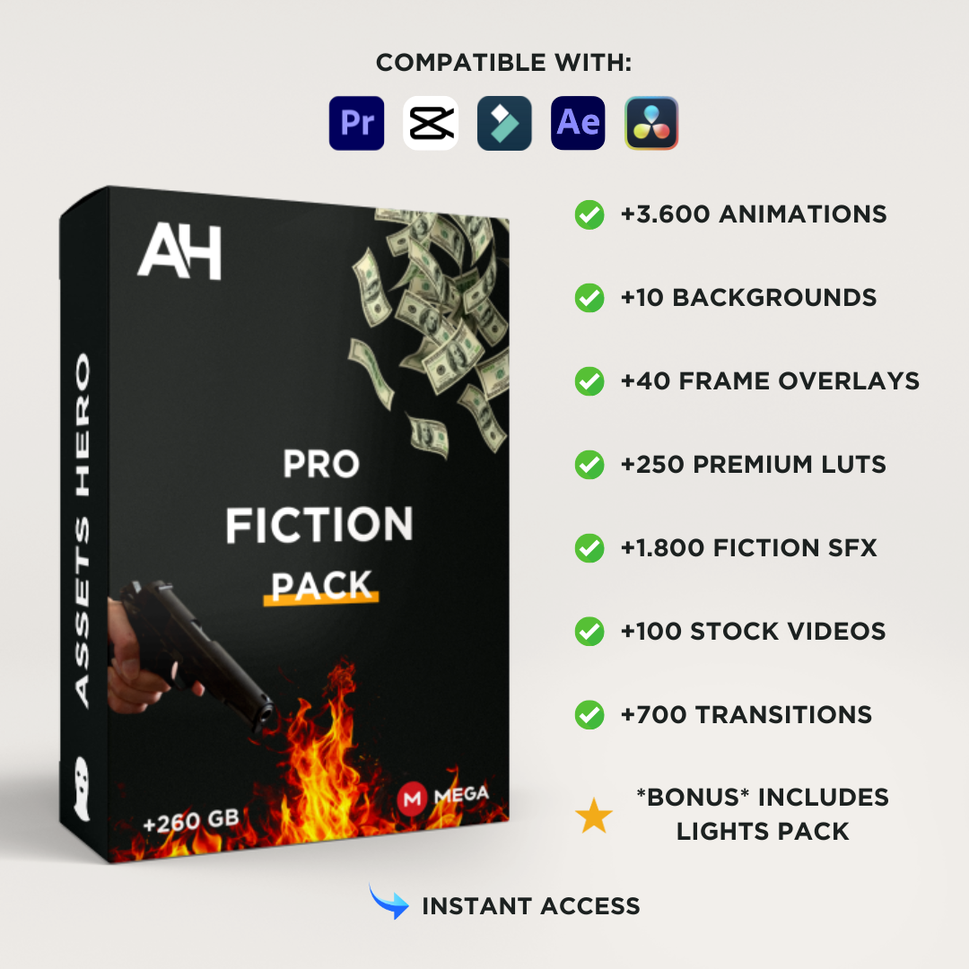 Pro Fiction Pack | +260 GB