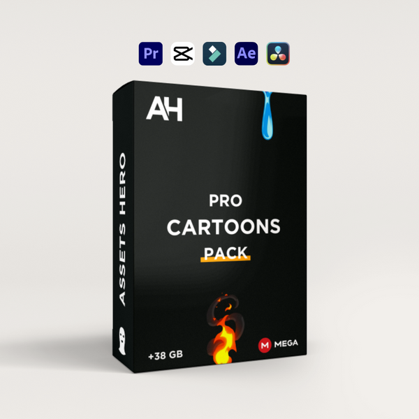 Pro Cartoons Pack | +38 GB